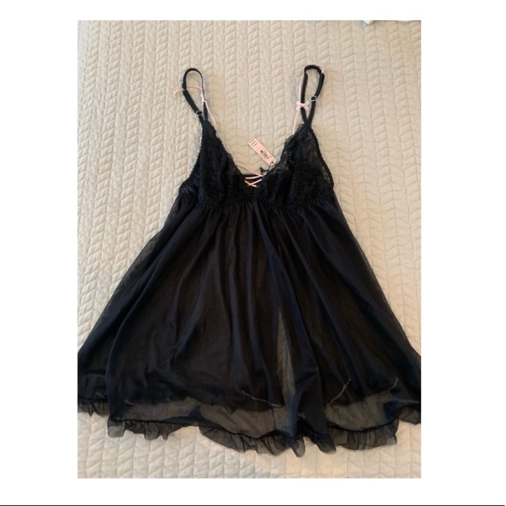 Victoria's Secret Babydoll Nightie Lace Lined